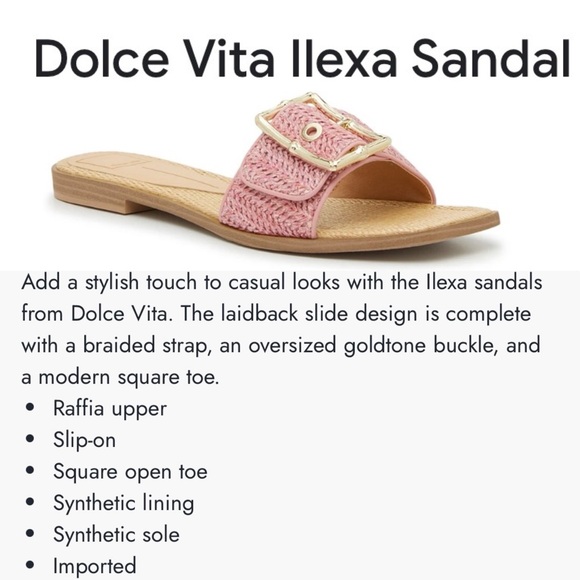 Dolce Vita Shoes - Dolce Vita Ilexa Sandals with Woven Straps and buckle. Women’s 9. Worn once.‎